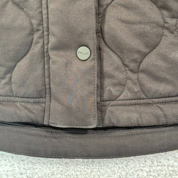 RLX Womens Longline Quilted Parka Hooded Jacket Brown Size Medium Outdoors NWT - Picture 6 of 14